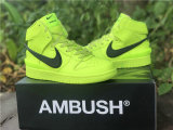 Authentic Ambush x Nike Dunk High “Flash Lime”