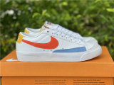 Authentic Nike Blazer Low White/Orange/Yellow/Blue