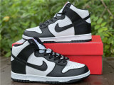 Authentic Nike Dunk High White/Black/Red