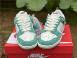 Authentic Kasina x Nike Dunk Low Sail/White-Neptune Green-Industrial Blue