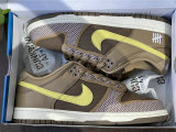 Authentic UNDEFEATED x Nike DUNK Low Canteen/Lemon Frost