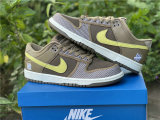 Authentic UNDEFEATED x Nike DUNK Low Canteen/Lemon Frost