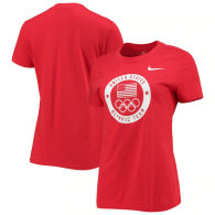 Team USA Nike Women's Performance T-Shirt – Red