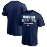 Team USA Paralympic Swimming Fanatics Branded Athlete Futures Pick-An-Athlete Roster T-Shirt - Navy