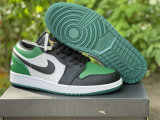 Authentic Air Jordan 1 GS Low “Green Toe”