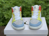 Authentic Air Jordan 1 Mid “To My First Coach” GS