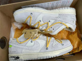 Authentic Off-White x Nike Dunk Low “The 50”