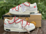 Authentic Off-White x Nike Dunk Low “33 to 50”