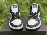 Authentic Air Jordan 1 Mid “Dark Teal”