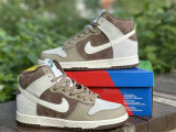 Authentic Nike Dunk High “Light Chocolate”