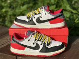 Authentic Nike Dunk Low Dark Grey/Red