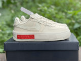 Authentic Nike Air Force 1 Low Pearl White/Blanc De Perle/Red