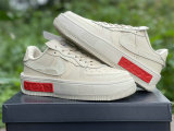 Authentic Nike Air Force 1 Low Pearl White/Blanc De Perle/Red