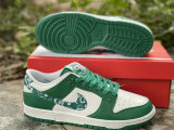 Authentic Nike Dunk Low “Green Paisley”