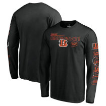 Cincinnati Bengals Fanatics Branded Super Bowl LVI Bound Hollywood Action Long Sleeve T-Shirt - Black