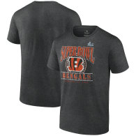 Cincinnati Bengals Fanatics Branded Super Bowl LVI Bound Retro Tri-Blend T-Shirt-Heathered Charcoal