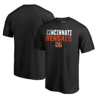 Cincinnati Bengals NFL Pro Line by Fanatics Branded Iconic Collection Fade Out T-Shirt-Black