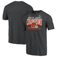 Cincinnati Bengals Fanatics Branded 2021 AFC Champions Classic Play T-Shirt-Heathered Charcoal