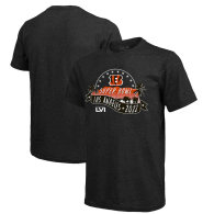 Cincinnati Bengals Majestic Threads Super Bowl LVI Bound Hollywood T-Shirt-Black