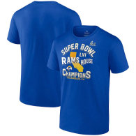 Los Angeles Rams Fanatics Branded Super Bowl LVI Champions Hometown Hard Count T-Shirt - Royal Blue