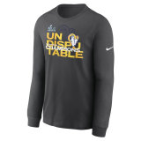 Los Angeles Rams Nike Super Bowl LVI Champions Slogan Long Sleeve T-Shirt - Anthracite