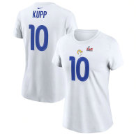 Cooper Kupp Los Angeles Rams Nike Women's Super Bowl LVI Bound Name & Number T-Shirt - White