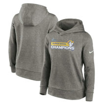 Los Angeles Rams Nike Women's Super Bowl LVI Champions Hoodies-Gray