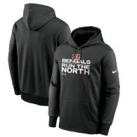Cincinnati Bengals Nike 2021 AFC North Division Champions Trophy Collection Pullover Hoodie - Black