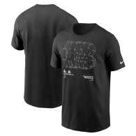 Cincinnati Bengals Nike Super Bowl LVI Bound White Diamond Collection T-Shirt - Black