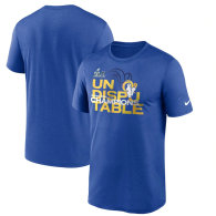 Los Angeles Rams Nike Super Bowl LVI Champions Slogan T-Shirt - Royal Blue