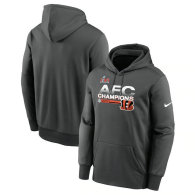 Cincinnati Bengals Nike 2021 AFC Champions Locker Room Trophy Collection Pullover Hoodie - Anthracite