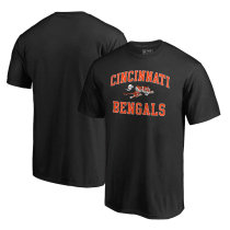 Cincinnati Bengals NFL Pro Line by Fanatics Branded Vintage Collection Victory Arch T-Shirt - Black