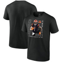 Ja'Marr Chase Cincinnati Bengals Fanatics Branded 2021 NFL Offensive Rookie of the Year T-Shirt - Black
