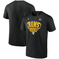 Los Angeles Rams Fanatics Branded 2021 NFC Champions Hometown T-Shirt - Black