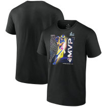 Cooper Kupp Los Angeles Rams Fanatics Branded Super Bowl LVI Champions MVP T-Shirt - Black