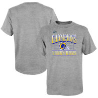 Los Angeles Rams Fanatics Branded Youth Super Bowl LVI Champions Game Plan Hometown T-Shirt - Heathered Gray