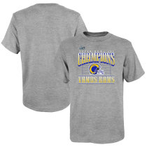 Los Angeles Rams Fanatics Branded Youth Super Bowl LVI Champions Game Plan Hometown T-Shirt - Heathered Gray