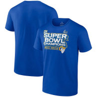 Los Angeles Rams Fanatics Branded Super Bowl LVI Champions Parade Celebration T-Shirt - Royal Blue