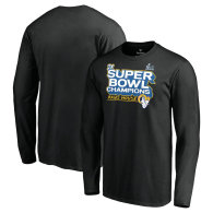 Los Angeles Rams Fanatics Branded Super Bowl LVI Champions Parade Celebration Long Sleeve T-Shirt - Black