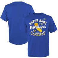 Los Angeles Rams Fanatics Branded Preschool Super Bowl LVI Champions Hard Count Hometown T-Shirt - Royal Blue