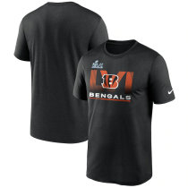 Cincinnati Bengals Nike Super Bowl LVI Bound No Limits T-Shirt - Black