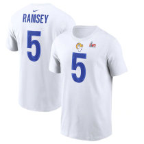 Jalen Ramsey Los Angeles Rams Nike Super Bowl LVI Bound Name & Number T-Shirt - White