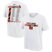 Cincinnati Bengals Nike Youth 2021 AFC Champions Roster T-Shirt - White