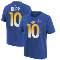 Cooper Kupp Los Angeles Rams Nike Youth Super Bowl LVI Bound Name & Number T-Shirt - Royal Blue