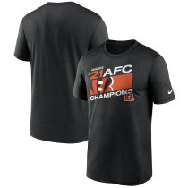 Cincinnati Bengals Nike 2021 AFC Champions Iconic T-Shirt - Black