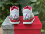 Authentic Air Jordan 3 “Cardinal Red”
