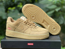 Authentic Supreme x Nike Air Force 1 Low “Flax”