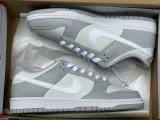 Authentic Nike Dunk Low Pure Platinum/White-Wolf Grey