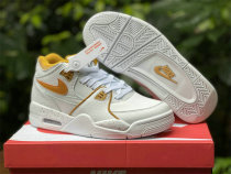 Authentic Nike Air Flight 13 Mid White/Gold