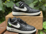 Authentic LV x Nike Air Force 1 Low Black/White